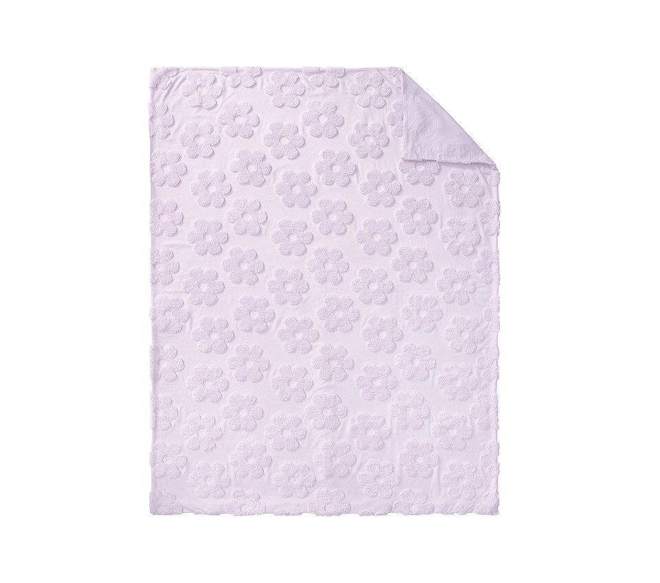 Textured Daisy Jacquard Duvet Cover & Pillowcases